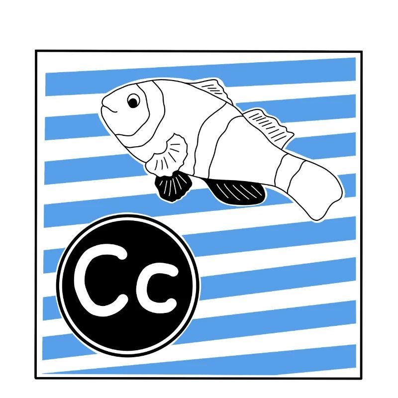 C pour Poisson-clown