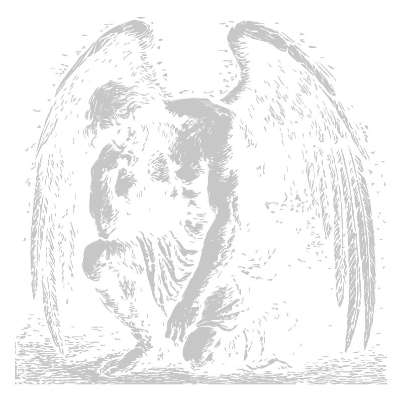 Fallen Winged Angel in Contemplation
