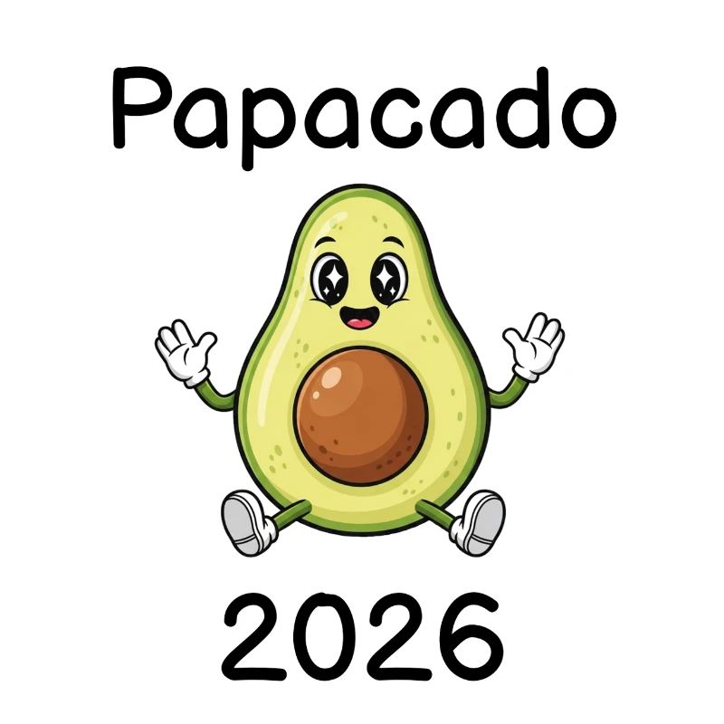 Papacado 2026 – werdender Papa Avocado