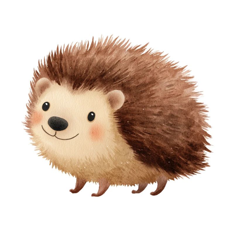 Cute Hedgehog – Childish and Charming Drawing