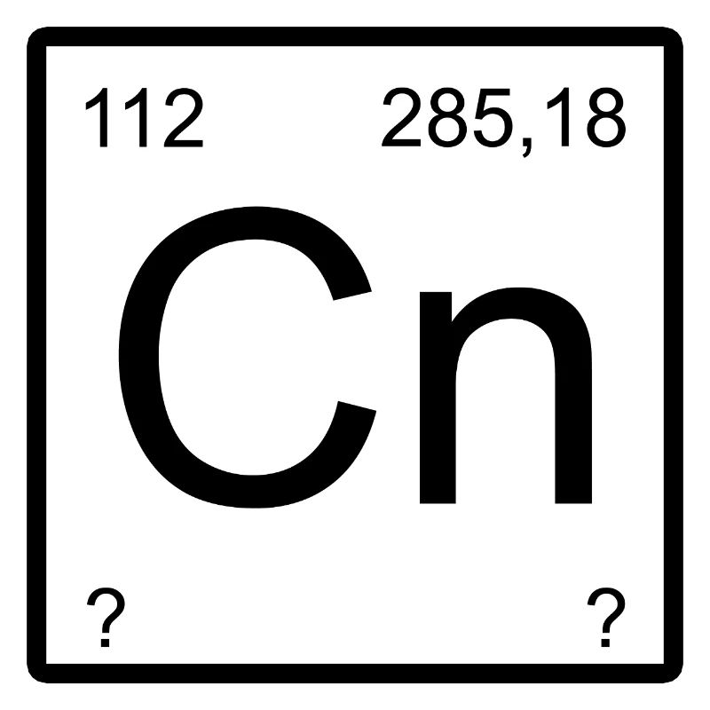 Bloc en T de l’élément Copernicium