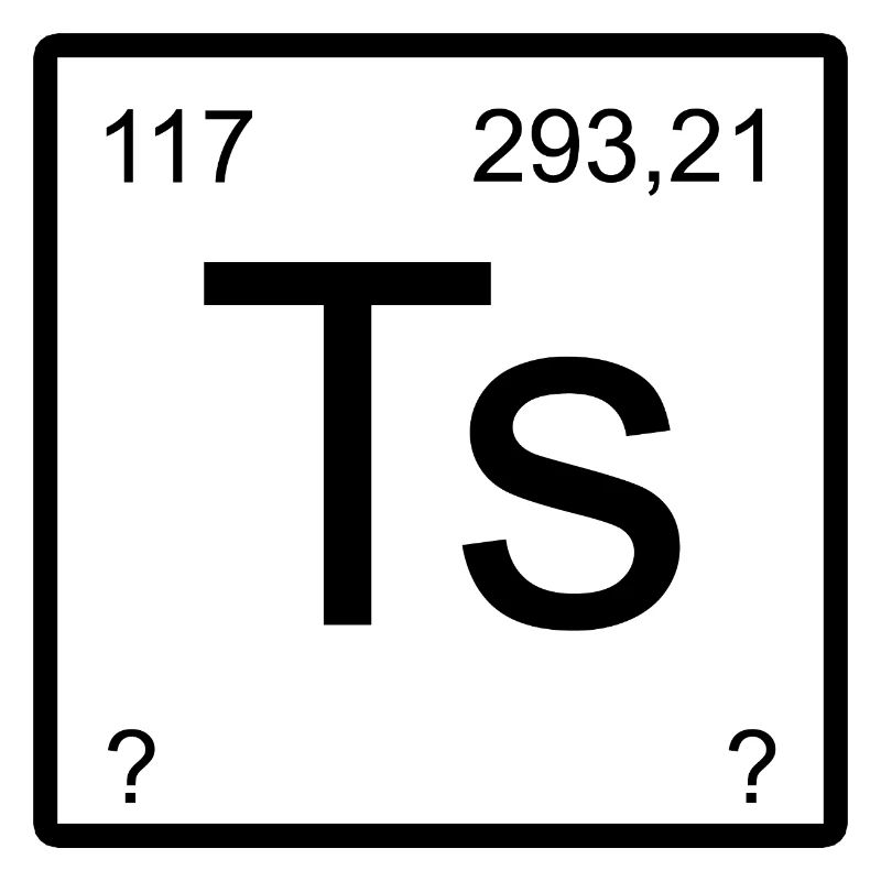 Élément symbolique Tenness Ts 117