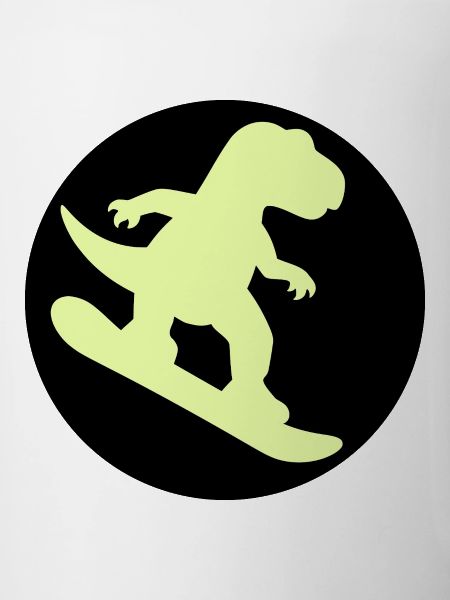 Dinosaure de snowboard pour enfants