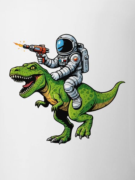 Astronaut on Dino: Laser Hunt
