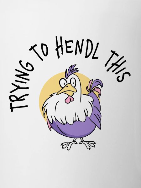 Purple Chicken Velcro Charm