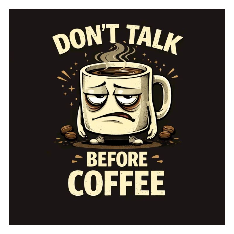 Don't talk before coffee