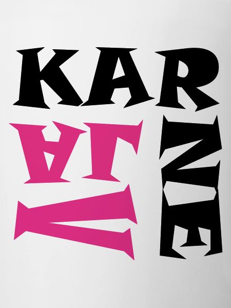 Karneval in Pink/Schwarz