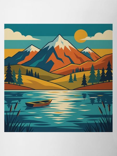 Bergsee-Dämmerung