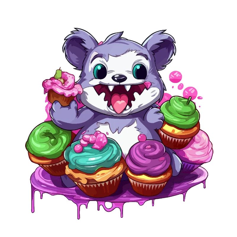 Candy Monster Cupcake Parade