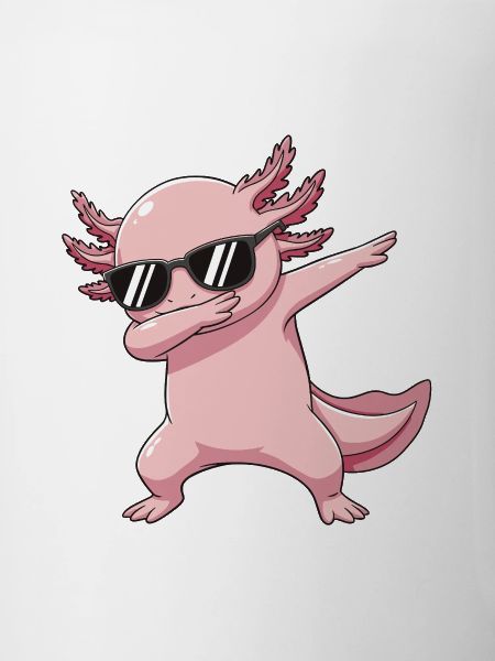 Dessin animé Cool Dab Axolotl