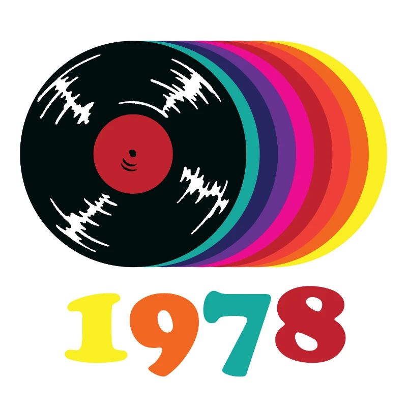 Retro Vinyl Rainbow 1978