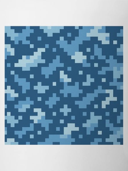 Motif de pixels bleus