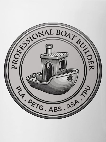 Professional Boat Builder – 3D Druck Emblem