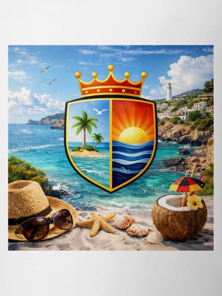 Blason côtier Bouclier tropical