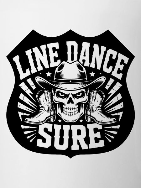 Line Dance Skull Boots Hat