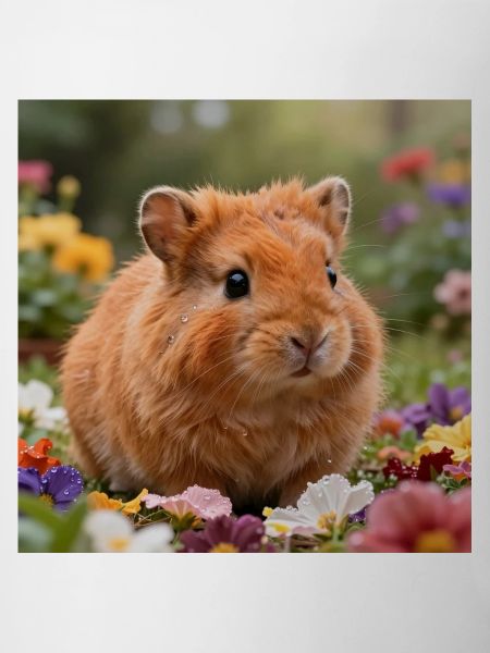 Flowery hamster dream
