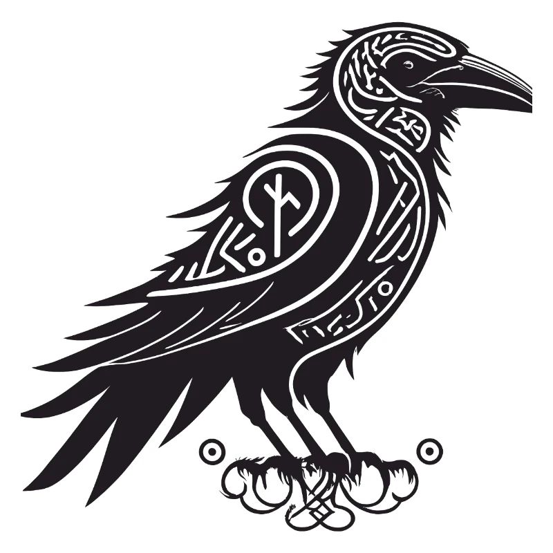 Raven Tribal Noir