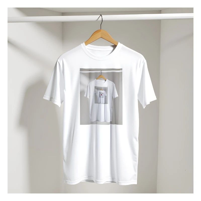 T-shirt à réflexion encadrée