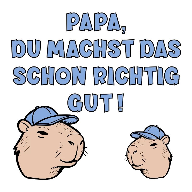 PAPA KIND -VATERTAG CAPYBARA