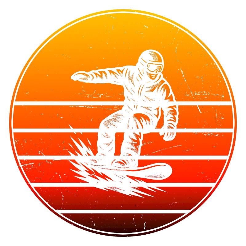 Clear snowboard motif for every day