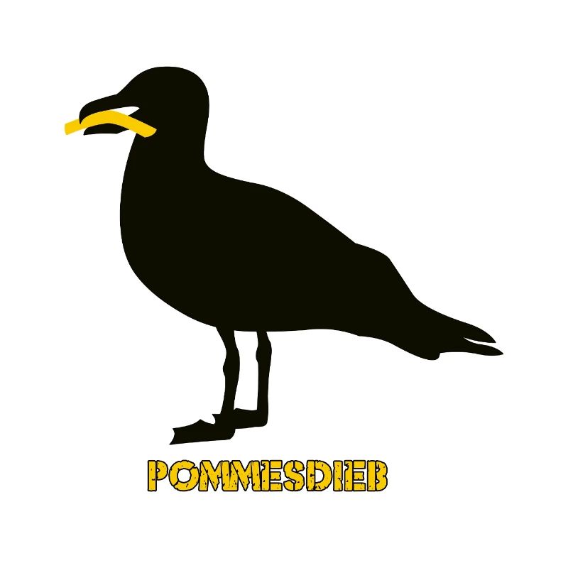 Frites Voleuse de mouette - Noire