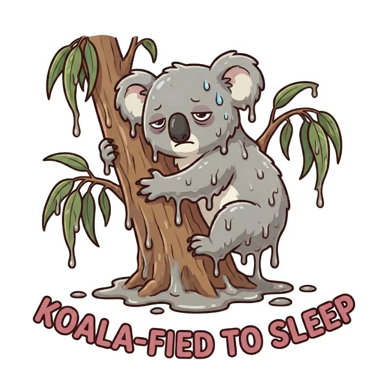 Koala Kawaii Endormi