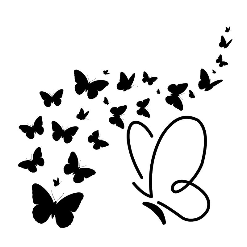 Butterfly soaring