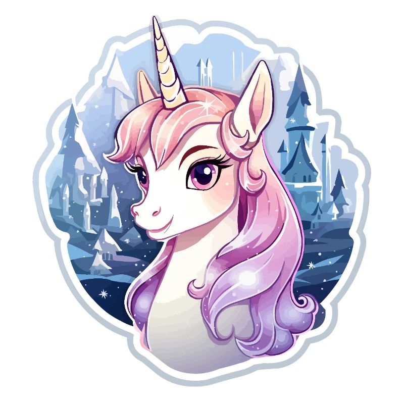 Einhorn im Eisreich