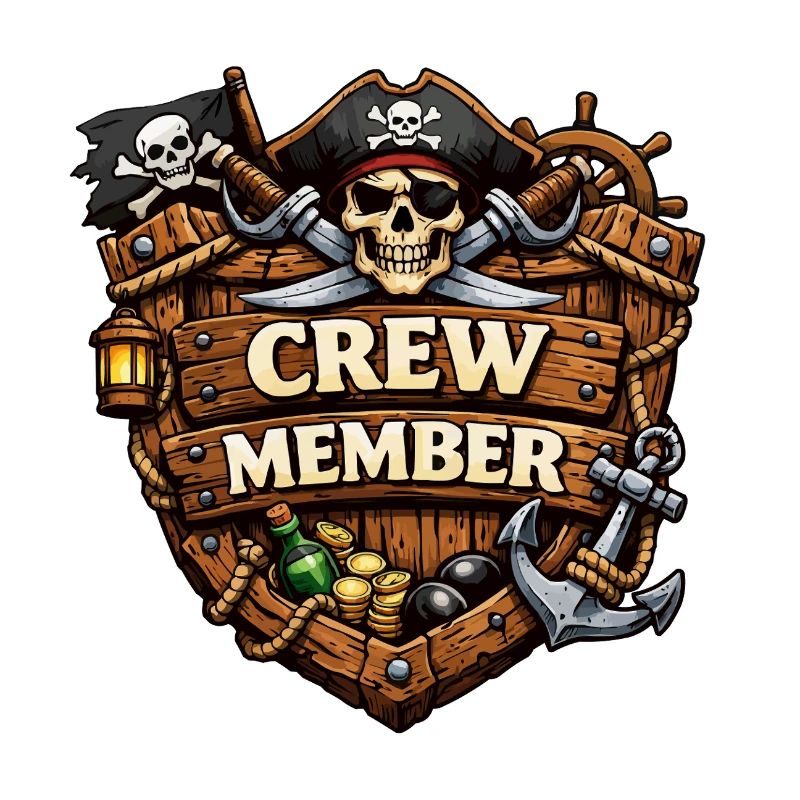 Pirate Crew Member Badge