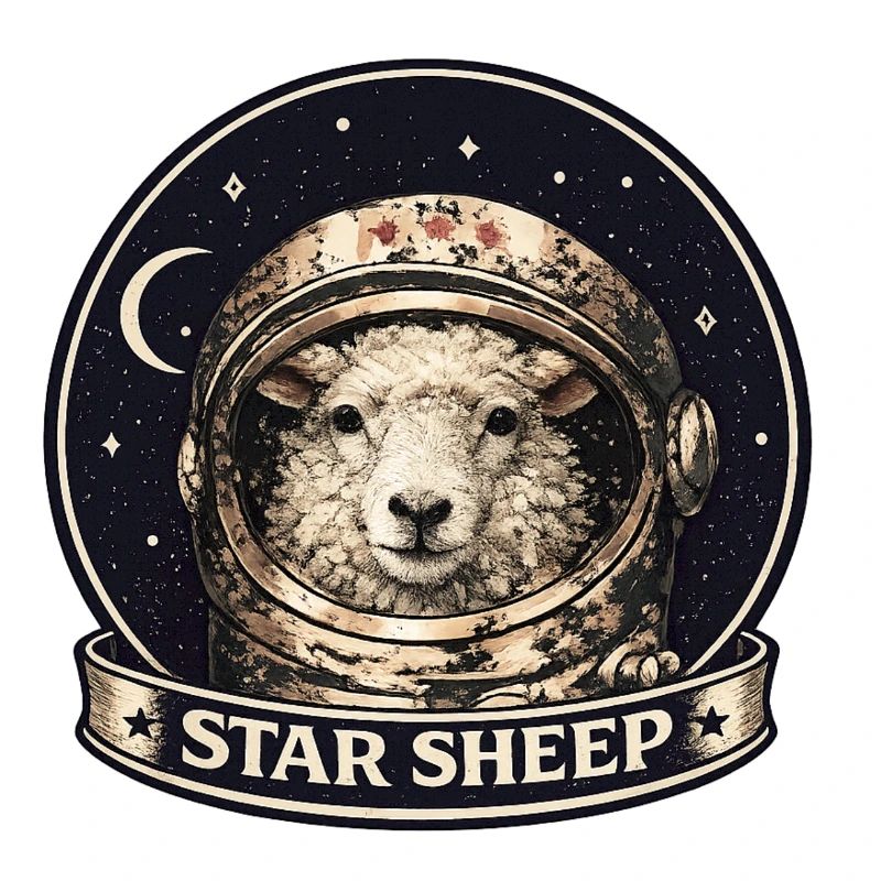 Casque d’astronaute Star Sheep