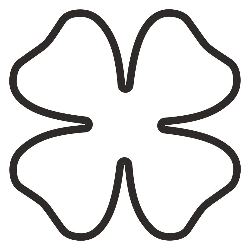 Lucky Charm Shamrock – Design minimaliste