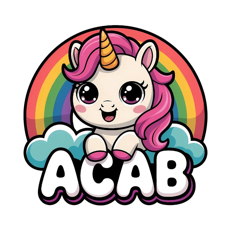 ACAB - Anti-Cops Unicorn Tee