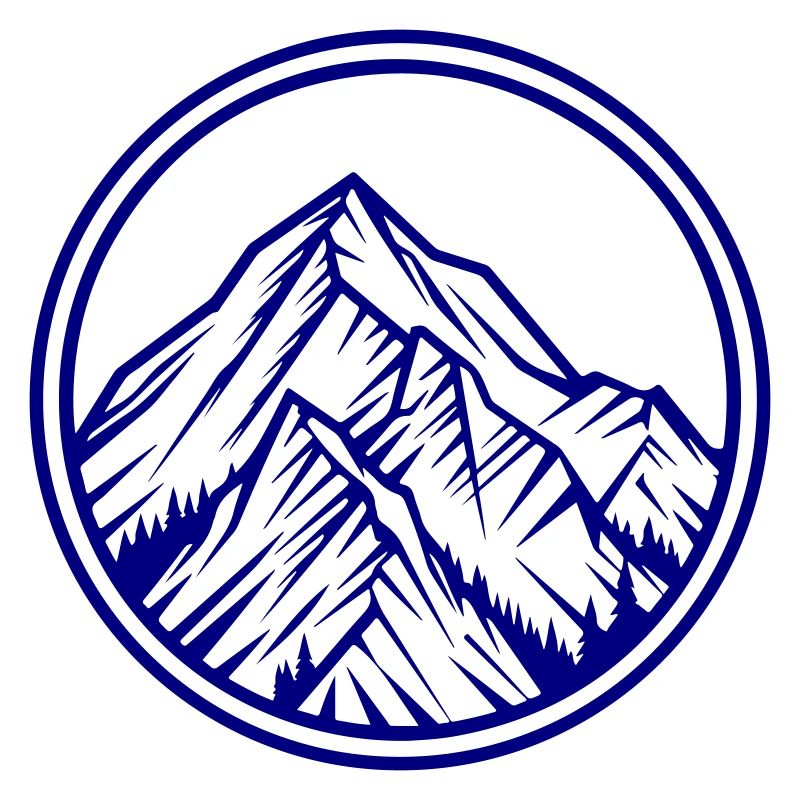 Mountains Symbol Rocks
