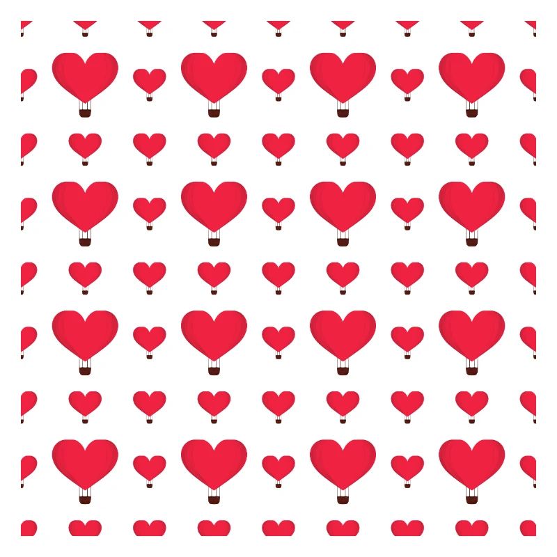 Heart Balloon Pattern