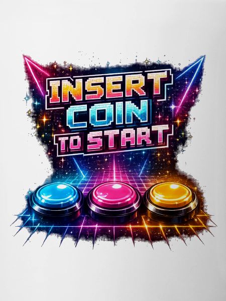 Retro Arcade Neon – Insert Coin