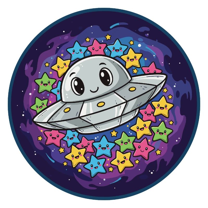 Cuddly UFO with star magic