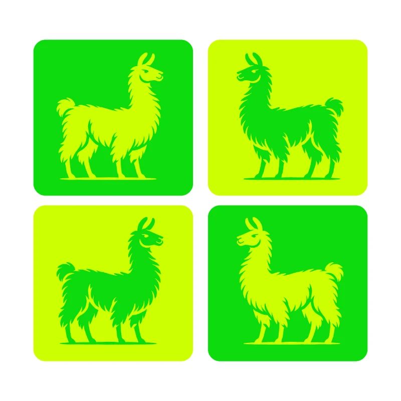 Pop Art des lamas