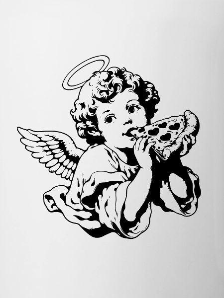 Pizza Angel – Cherub with pizza slice
