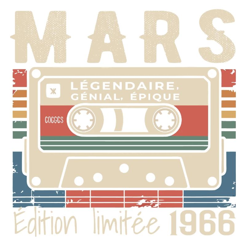 Anniversaire 1966 Mars 1966 né en Mars 1966