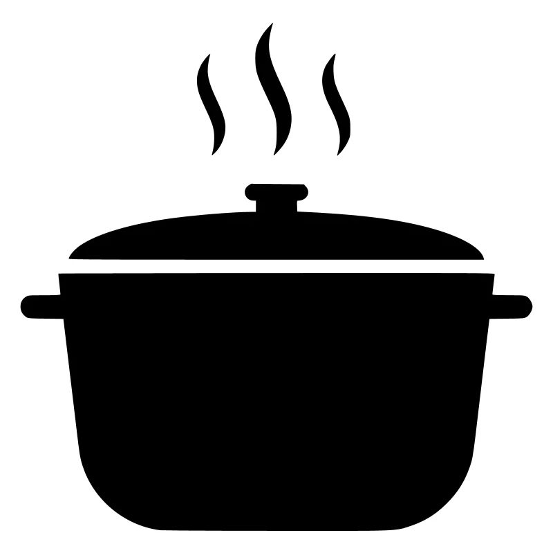 Cooking Pot Soup Steam Icon