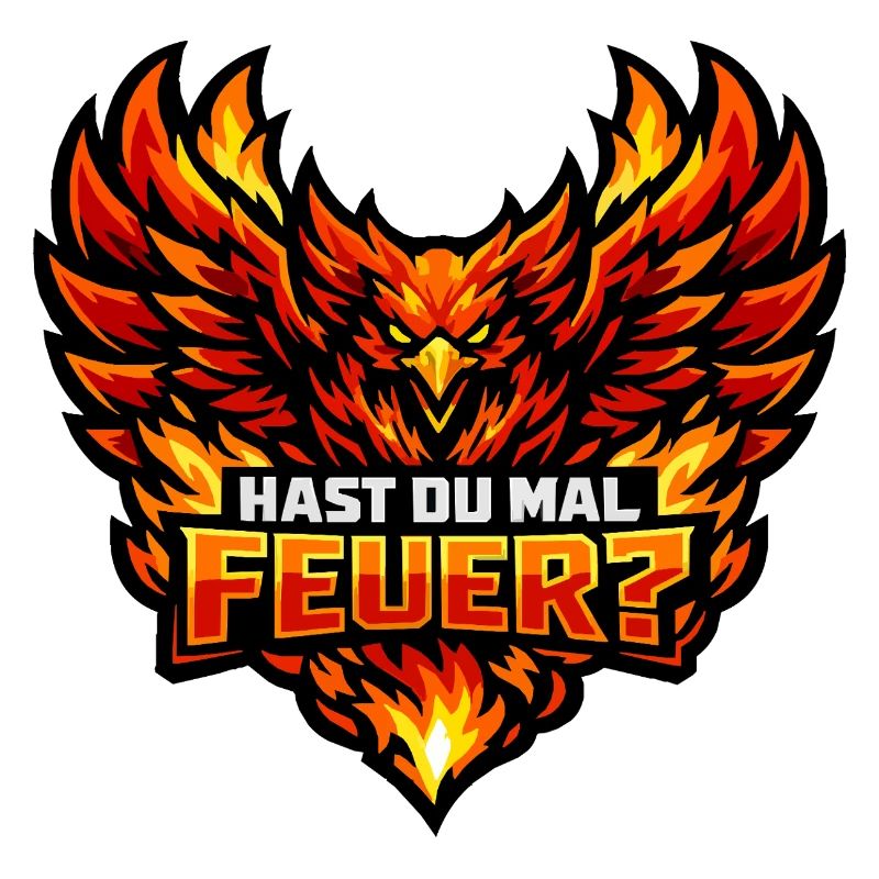 Hast du Mal Feuer Phönix - Makaberer Spruch