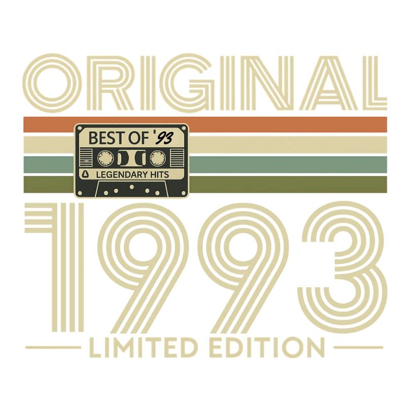 Rétro 1993 Édition Limitée Cassette