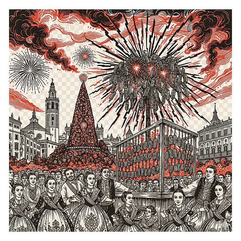 Tradition des Fallas de Valence