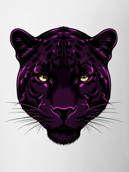 Purple Tiger Head