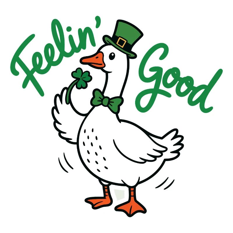 Feelin' Good Duck Leprechaun