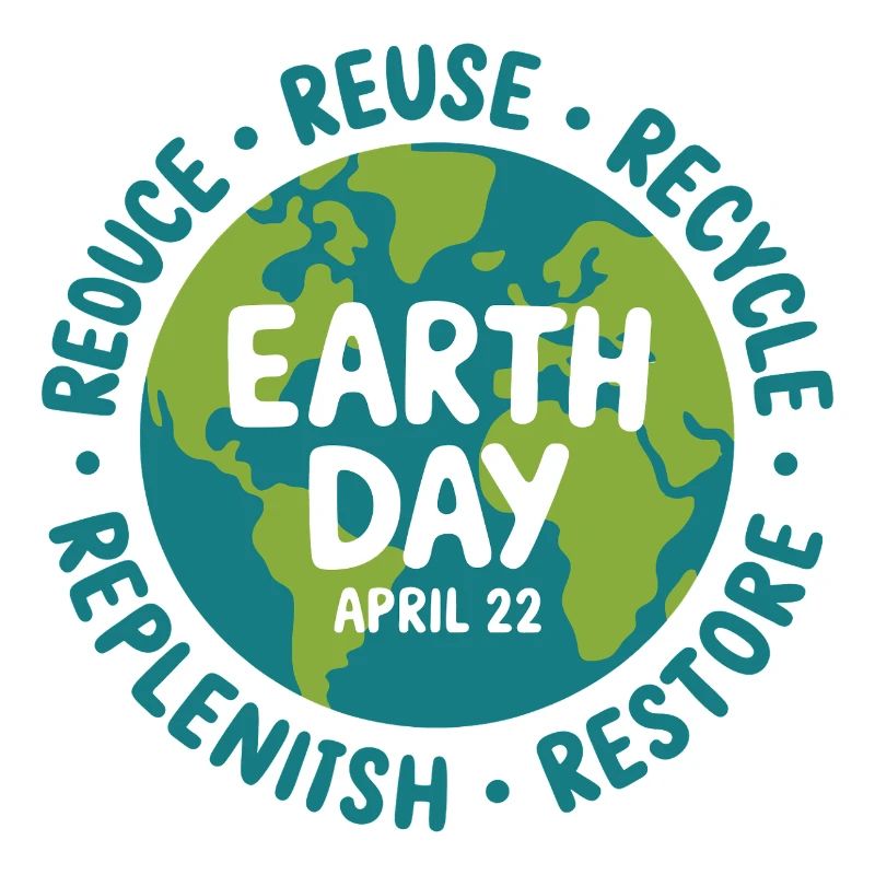 Earth Day Circle: Reduce Reuse Recycle