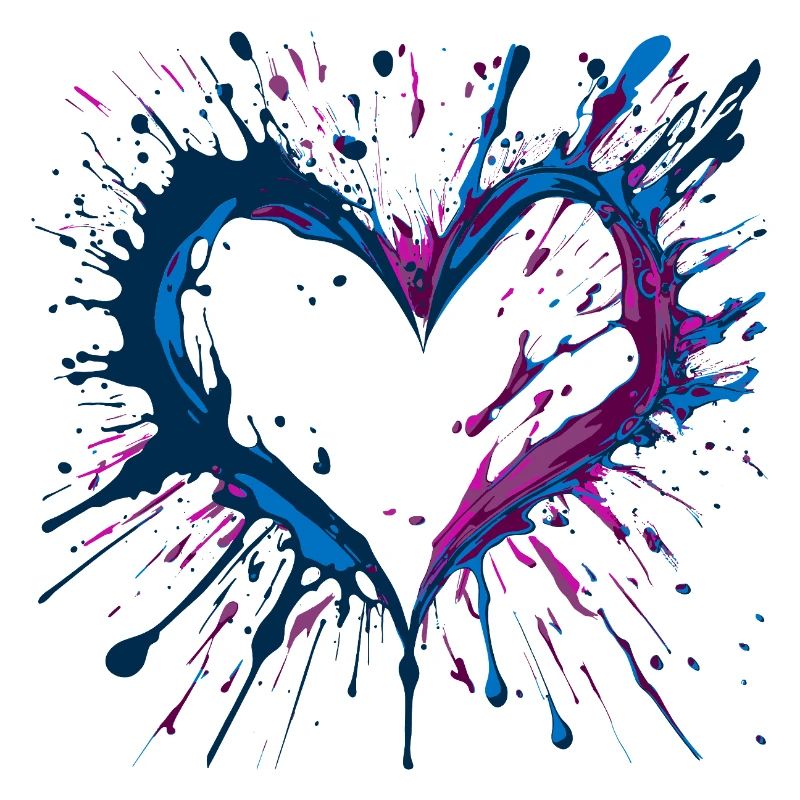 Key West inspired Heart dark