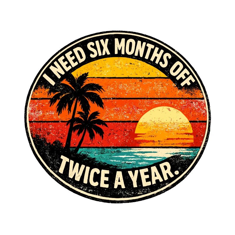 Holiday Dreams Retro Sunset