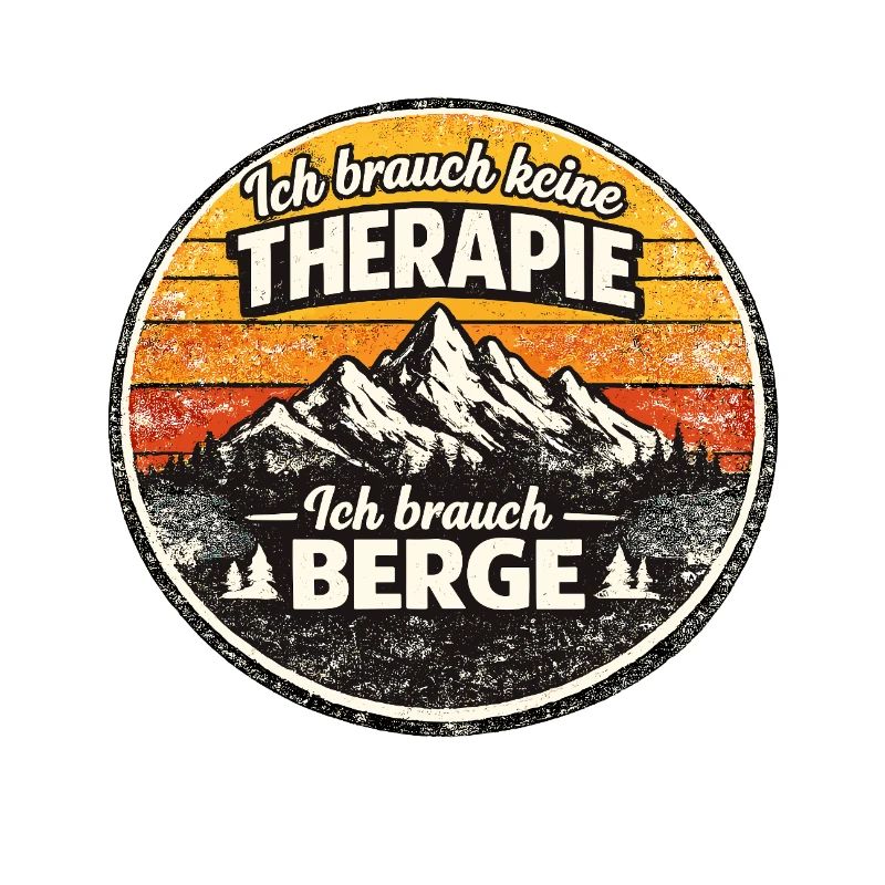 Berge statt Therapie Patch