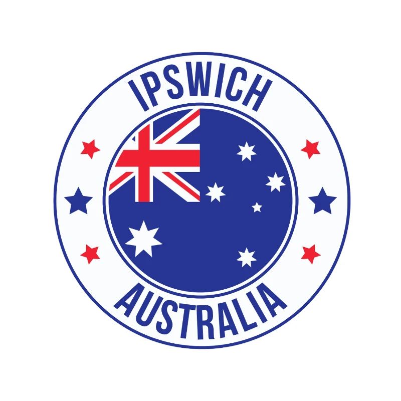 Ipswich Australia Circle Emblem
